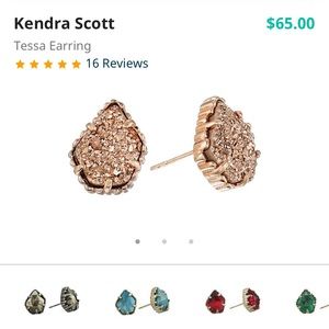 Kendra Scott Drusy Earrings